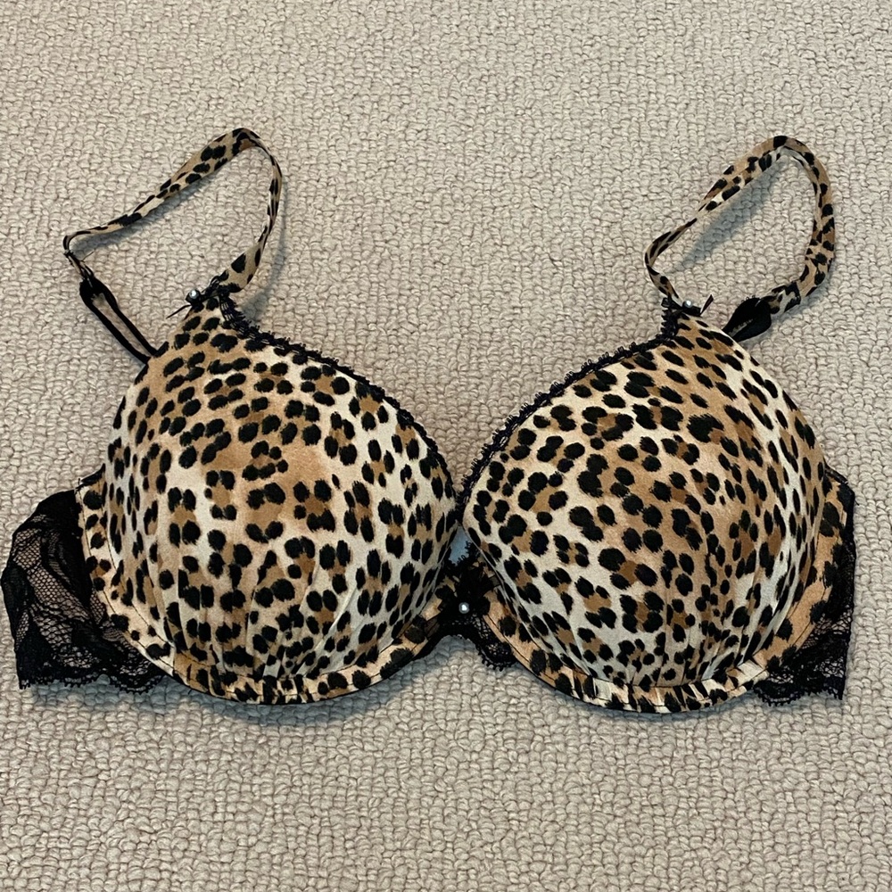 Victoria's Secret Animal Print Bra with Lace